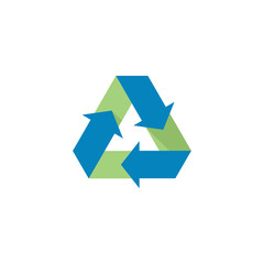 Flat icon - Recycle symbol