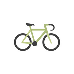 Fototapeta na wymiar Flat icon - Road bicycle