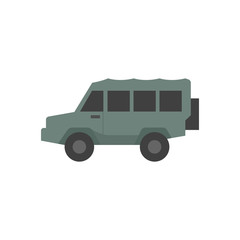 Flat icon - Offroad car