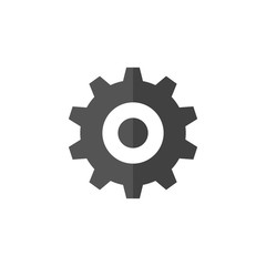 Flat icon - Setting gear