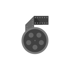 Flat icon - Movie reel