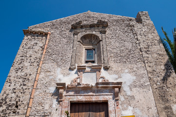 Fototapeta na wymiar The church of Sant Alberto in Erice, Sicily