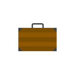 Flat icon - Business suitcase