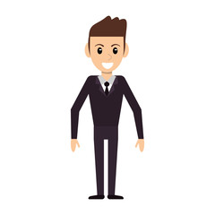 character man male avatar standing vector illustration eps 10