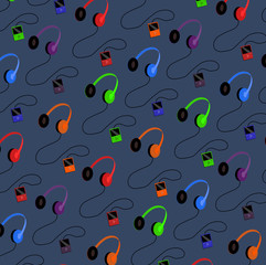 headphones pattern