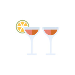 Flat icon - Wine