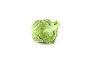 Fototapeta premium Fresh brussels cabbage isolated