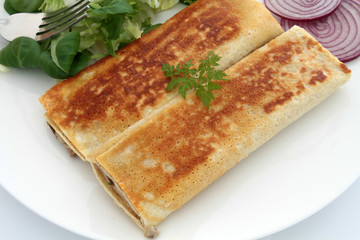 crêpes aux champignons