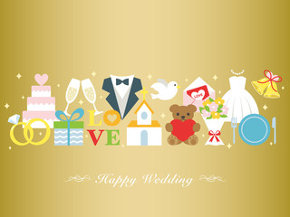 ウェディング　グリーティングカード