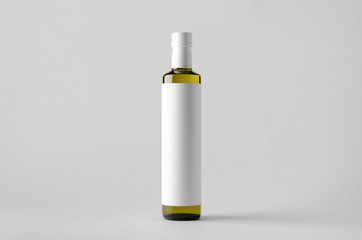 Olive / Sunflower / Sesame Oil Bottle Mock-Up - Blank Label