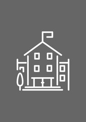 University icon, Vector