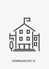 University icon, Vector