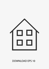 House icon, Vector
