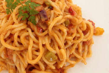poêlée de pâtes