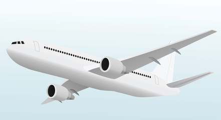 Airplane vector