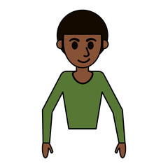 cartoon man male avatar design vector illustration eps 10