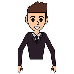 cartoon man male avatar design vector illustration eps 10