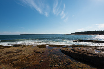 Fototapeta na wymiar Acadia Shoreline