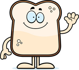 Cartoon Bread Waving