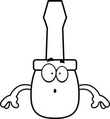 Surprised Cartoon Screwdriver