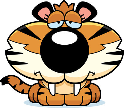 Sad Saber-Toothed Tiger