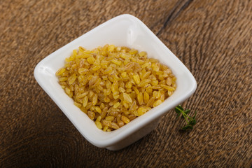 Raw bulgur