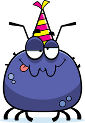 Cartoon Tick Drunk Party