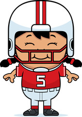 Smiling Cartoon Football
