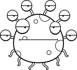 Bored Cartoon Eyeball Monster