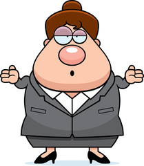 Confused Business Woman