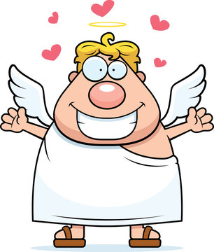 Cartoon Angel Hug