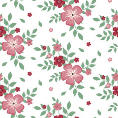 Elegant gentle trendy pattern in small-scale flower. Millefleurs. Liberty style. Floral seamless background for textile, fabric, covers, wallpapers, print, gift wrap and scrapbooking
