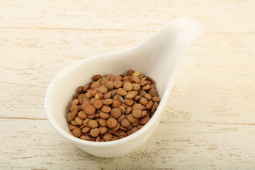 Raw lentils