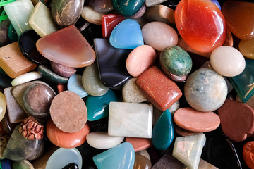 Surface of many multicilor stones and minerals 