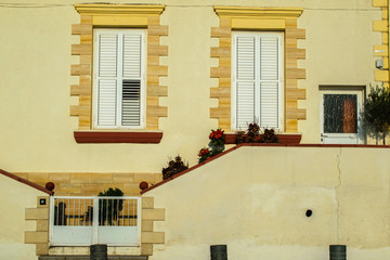 Facade of the house