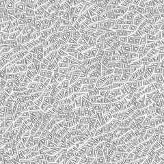 Abstract seamless pattern of polygons.
