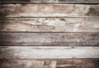 Naklejka premium Vintage grungy brown wood plank background texture.Rustic wooden wall background. 