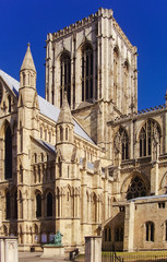 Fototapeta na wymiar York Minster cathedral in United Kingdom