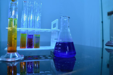 in a chemical laboratory