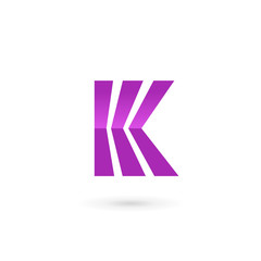 Letter K logo icon design template elements