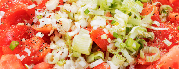 Frischer Tomatensalat