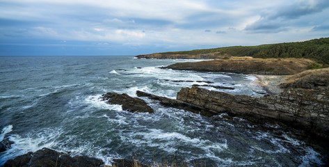 Fototapeta na wymiar rocky seascape