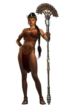 female zulu warrior