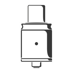 Black side airflow rebuildable drip atomizer icon