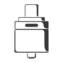 Black top reversal airflow rebuildable drip atomizer icon