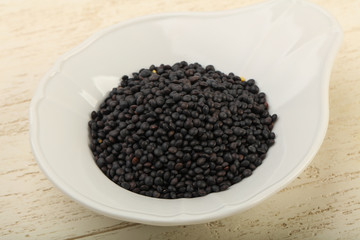 Black lentils