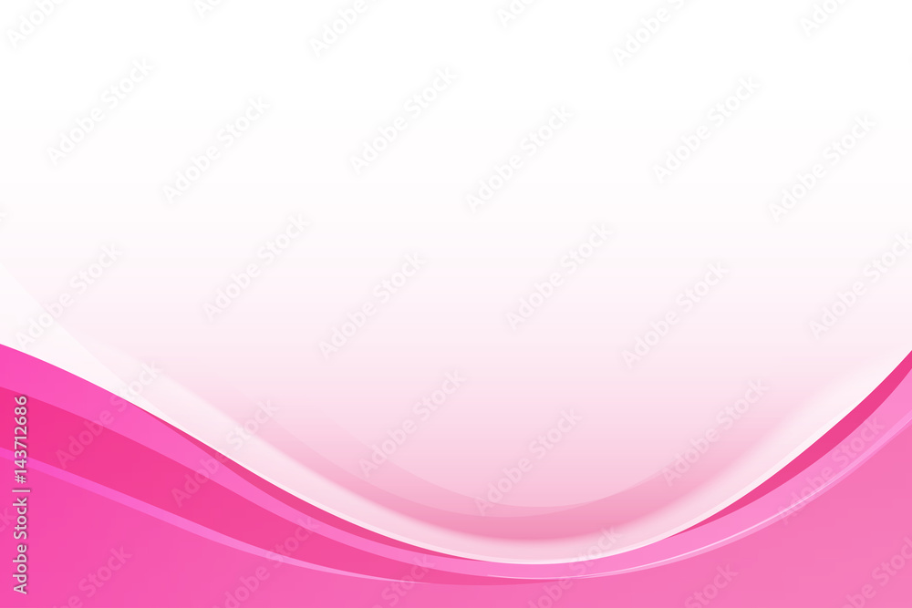 Poster abstract pink background with simply curve lighting element vector eps10