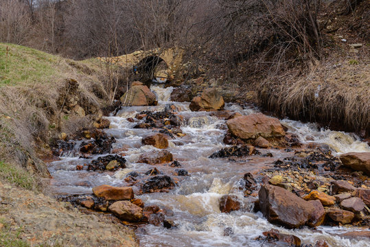 Beautiful river landscape, Armenia