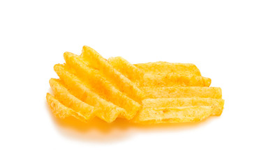Wavy potato chips