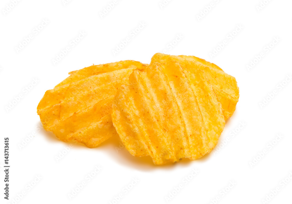 Sticker Wavy potato chips